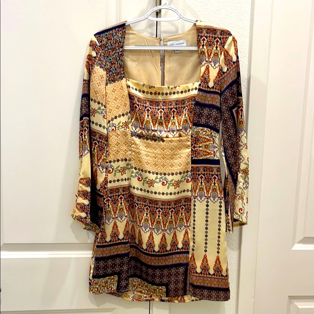 Lost + Wander Woman’s  Multicolor Patterned Dress-S